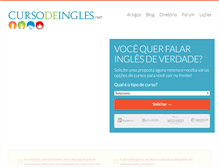 Tablet Screenshot of cursodeingles.net